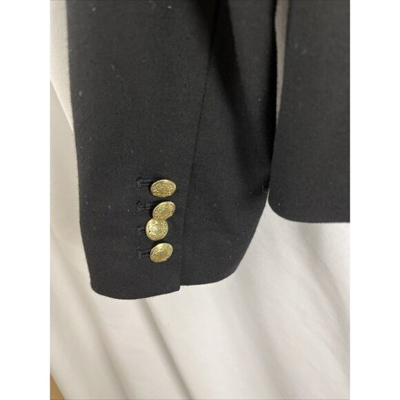 J. Crew Black Schoolboy Blazer Women's Size 8 Preppy Academia College - Picture 10 of 15